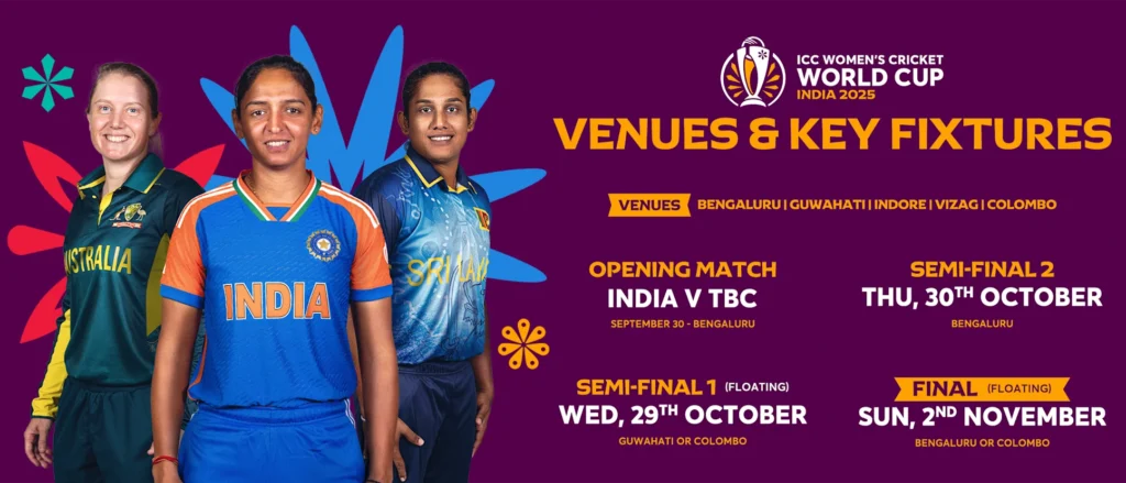 ICC Women ODI World Cup 2025 Schedule: महिला वर्ल्ड कप 2025 का पूरा शेड्यूल जारी, भारत के मैचों की तारीखें जानकर खुश हो जाएंगे फैंस