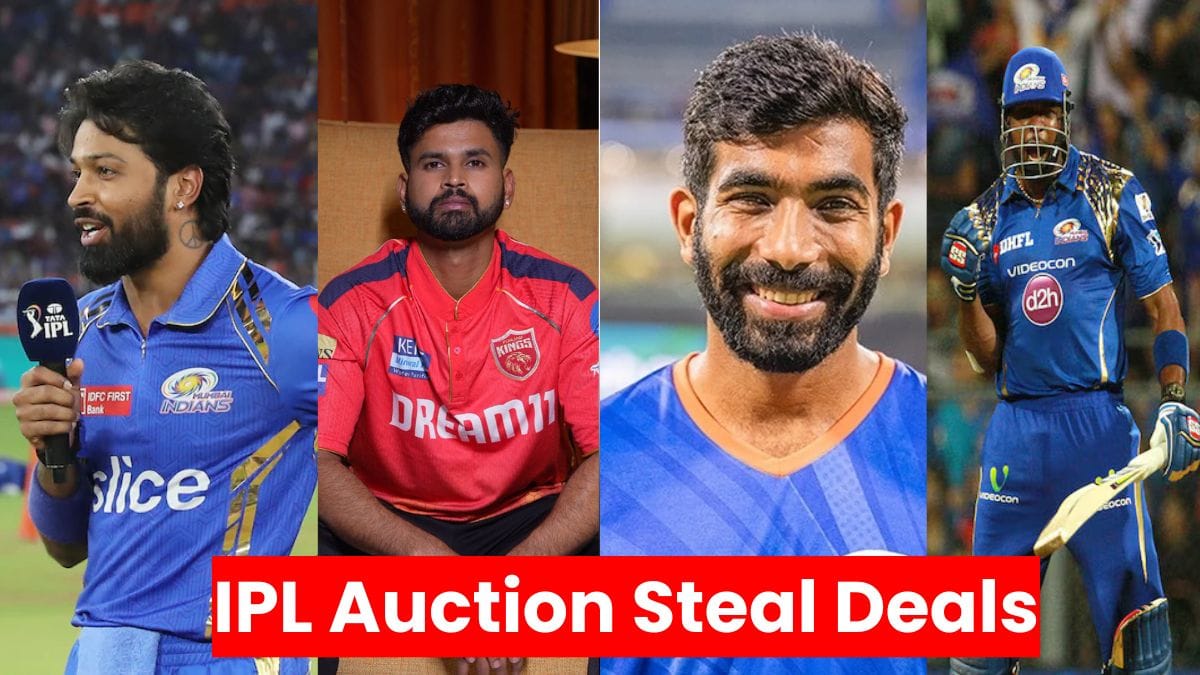 IPL Auction Steal Deals: ये हैं IPL इतिहास की टॉप 10 स्टील डील्स, जिन्हें सुनकर आप भी चौंक जाएंगे